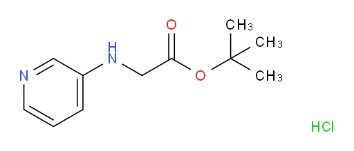 tert-butyl 2-(pyridin-3-ylamino)acetate hydrochloride