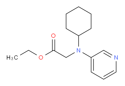 ethyl 2-(cyclohexyl(pyridin-3-yl)amino)acetate