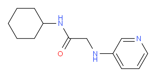 N-cyclohexyl-2-(pyridin-3-ylamino)acetamide