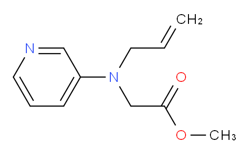 methyl 2-(allyl(pyridin-3-yl)amino)acetate
