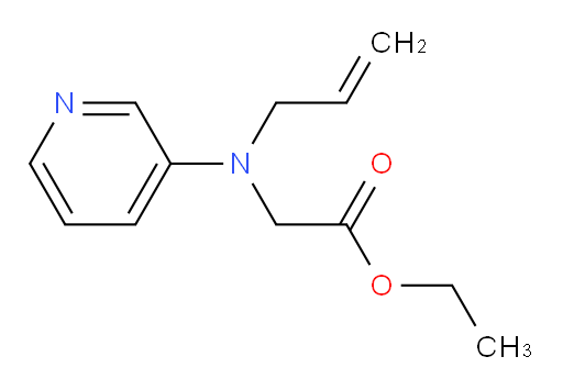 ethyl 2-(allyl(pyridin-3-yl)amino)acetate