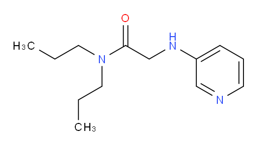 N,N-dipropyl-2-(pyridin-3-ylamino)acetamide