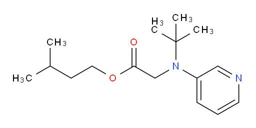 isopentyl 2-(tert-butyl(pyridin-3-yl)amino)acetate