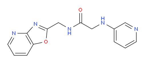 N-(oxazolo[4,5-b]pyridin-2-ylmethyl)-2-(pyridin-3-ylamino)acetamide