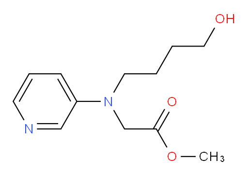 methyl 2-((4-hydroxybutyl)(pyridin-3-yl)amino)acetate