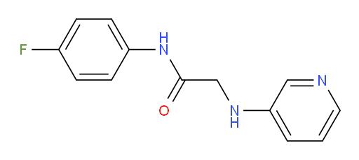N-(4-fluorophenyl)-2-(pyridin-3-ylamino)acetamide