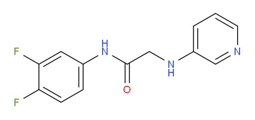 N-(3,4-difluorophenyl)-2-(pyridin-3-ylamino)acetamide