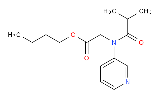 butyl 2-(N-(pyridin-3-yl)isobutyramido)acetate