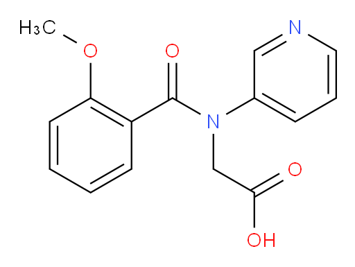 2-(2-methoxy-N-(pyridin-3-yl)benzamido)acetic acid