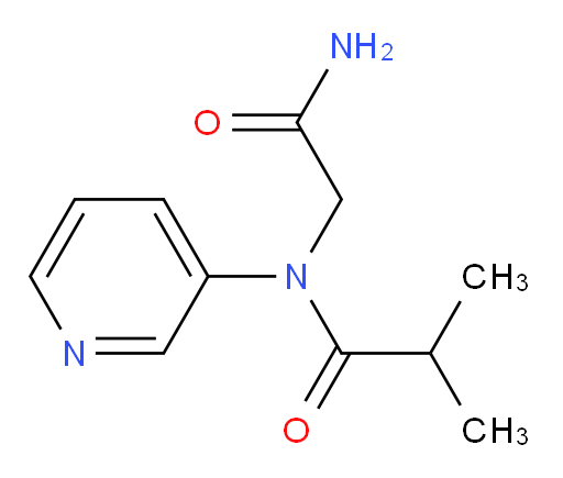 N-(2-amino-2-oxoethyl)-N-(pyridin-3-yl)isobutyramide