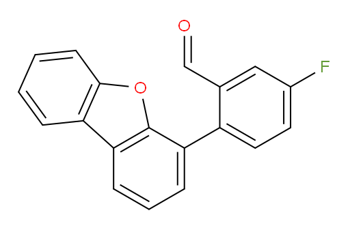 2-(dibenzo[b,d]furan-4-yl)-5-fluorobenzaldehyde
