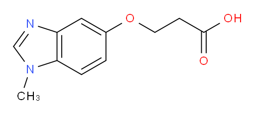 3-((1-methyl-1H-benzo[d]imidazol-5-yl)oxy)propanoic acid