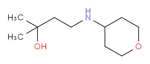 2-methyl-4-((tetrahydro-2H-pyran-4-yl)amino)butan-2-ol