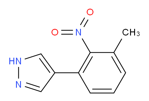 4-(3-methyl-2-nitrophenyl)-1H-pyrazole