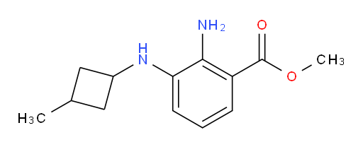 methyl 2-amino-3-((3-methylcyclobutyl)amino)benzoate