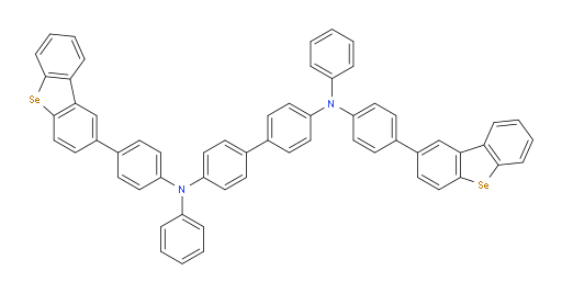 N4,N4'-bis(4-(dibenzo[b,d]selenophen-2-yl)phenyl)-N4,N4'-diphenyl-[1,1'-biphenyl]-4,4'-diamine