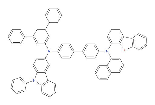 N4-([1,1':3',1''-terphenyl]-5'-yl)-N4'-(dibenzo[b,d]furan-4-yl)-N4'-(naphthalen-1-yl)-N4-(9-phenyl-9H-carbazol-3-yl)-[1,1'-biphenyl]-4,4'-diamine