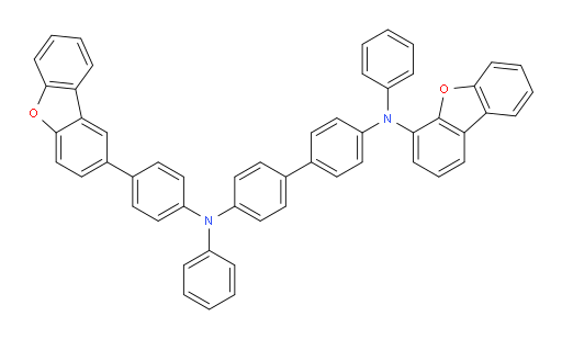 N4-(4-(dibenzo[b,d]furan-2-yl)phenyl)-N4'-(dibenzo[b,d]furan-4-yl)-N4,N4'-diphenyl-[1,1'-biphenyl]-4,4'-diamine