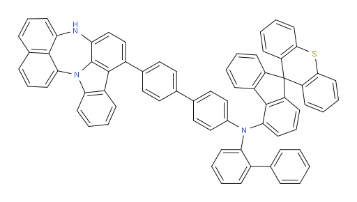 N-(4'-(4H-naphtho[1',8':5,6,7][1,4]diazepino[3,2,1-jk]carbazol-7-yl)-[1,1'-biphenyl]-4-yl)-N-([1,1'-biphenyl]-2-yl)spiro[fluorene-9,9'-thioxanthen]-4-amine