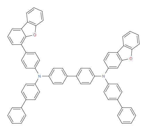 N4,N4'-di([1,1'-biphenyl]-4-yl)-N4-(dibenzo[b,d]furan-3-yl)-N4'-(4-(dibenzo[b,d]furan-4-yl)phenyl)-[1,1'-biphenyl]-4,4'-diamine