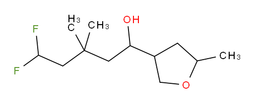 5,5-difluoro-3,3-dimethyl-1-(5-methyltetrahydrofuran-3-yl)pentan-1-ol