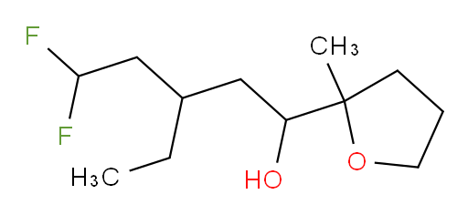 3-ethyl-5,5-difluoro-1-(2-methyltetrahydrofuran-2-yl)pentan-1-ol