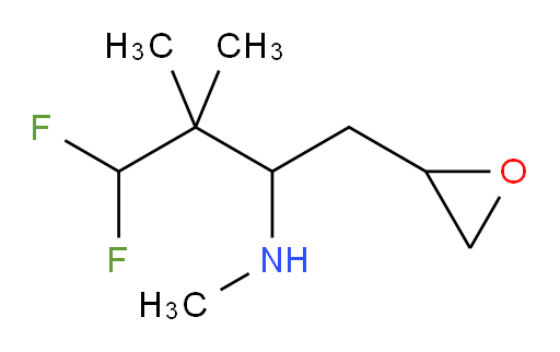 4,4-difluoro-N,3,3-trimethyl-1-(oxiran-2-yl)butan-2-amine
