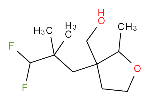 (3-(3,3-difluoro-2,2-dimethylpropyl)-2-methyltetrahydrofuran-3-yl)methanol