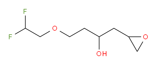 4-(2,2-difluoroethoxy)-1-(oxiran-2-yl)butan-2-ol