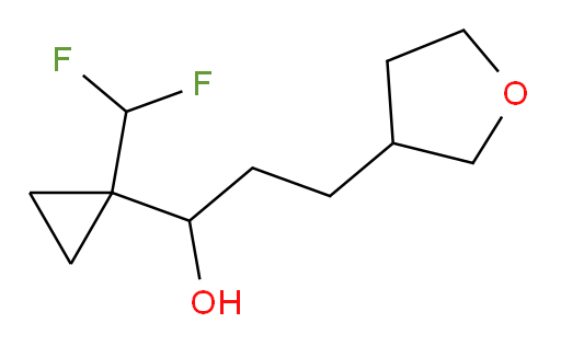 1-(1-(difluoromethyl)cyclopropyl)-3-(tetrahydrofuran-3-yl)propan-1-ol