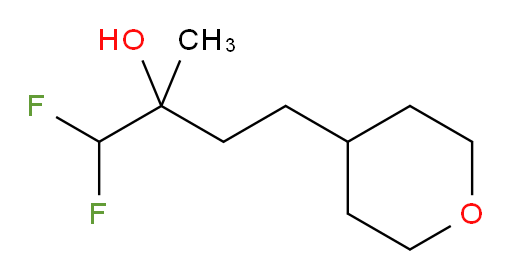 1,1-difluoro-2-methyl-4-(tetrahydro-2H-pyran-4-yl)butan-2-ol