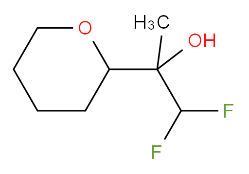 1,1-difluoro-2-(tetrahydro-2H-pyran-2-yl)propan-2-ol