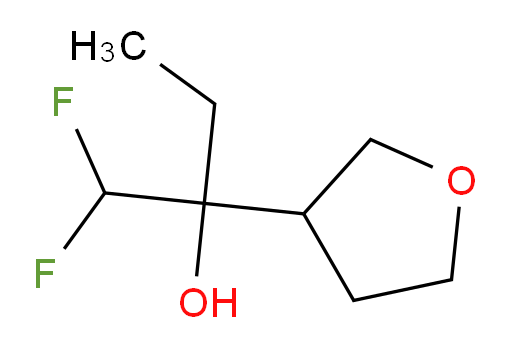 1,1-difluoro-2-(tetrahydrofuran-3-yl)butan-2-ol
