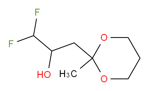 1,1-difluoro-3-(2-methyl-1,3-dioxan-2-yl)propan-2-ol
