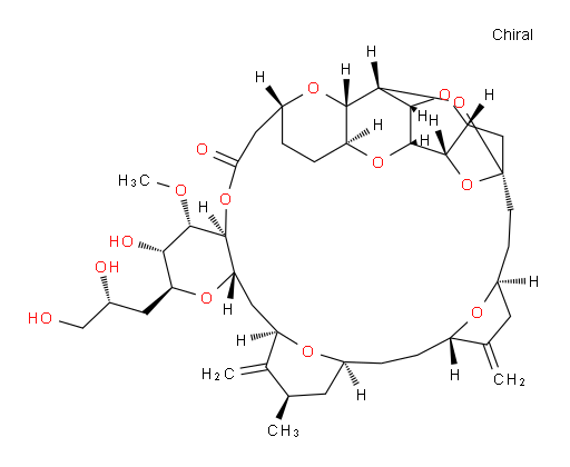 L-ribo-L-talo-L-ido-D-galacto-D-allo-14-Hexatriacontulo-14,11-furanosonic acid, 3,7:6,10:8,14:9,12:17,20:23,27:29,33-heptaanhydro-2,4,5,13,15,16,18,19,21,22,24,25,26,28,34-pentadecadeoxy-25-methyl-31-O-methyl-19,26-bis(methylene)-, 1,30-lactone, (14S)- (9CI)