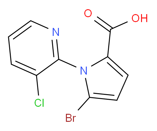 5-bromo-1-(3-chloropyridin-2-yl)-1H-pyrrole-2-carboxylic acid