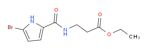 ethyl 3-(5-bromo-1H-pyrrole-2-carboxamido)propanoate