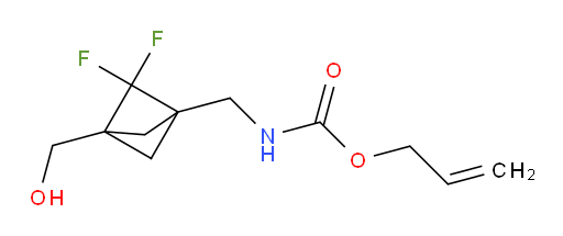 Allyl ((2,2-difluoro-3-(hydroxymethyl)bicyclo[1.1.1]pentan-1-yl)methyl)carbamate