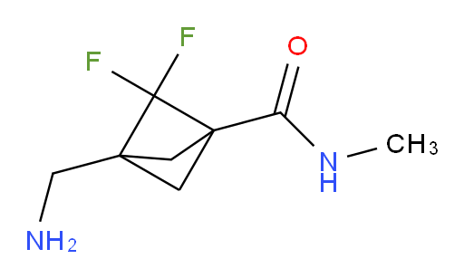 3-(Aminomethyl)-2,2-difluoro-N-methyl-bicyclo[1.1.1]pentane-1-carboxamide