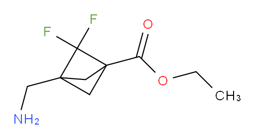 3-(Aminomethyl)-2,2-difluoro-bicyclo[1.1.1]pentane-1-carboxylic acid ethyl ester
