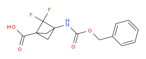 2,2-Difluoro-3-[[(benzyloxy)carbonyl]amino]bicyclo[1.1.1]pentane-1-carboxylic acid