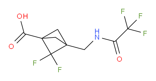 2,2-Difluoro-3-[[(2,2,2-trifluoro-acetyl)amino]methyl]-bicyclo[1.1.1]pentane-1-carboxylic acid