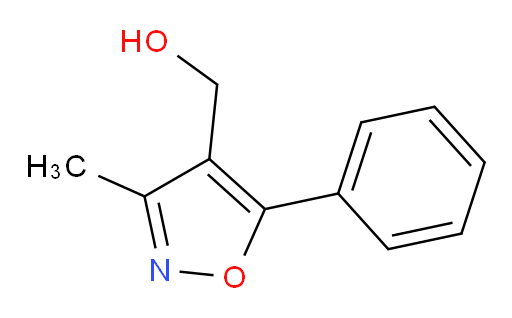 3-Methyl-5-phenyl-4-isoxazolemethanol (ACI)