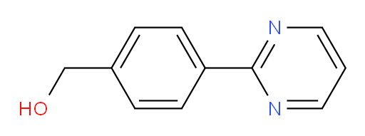4-(2-Pyrimidinyl)benzenemethanol (ACI)