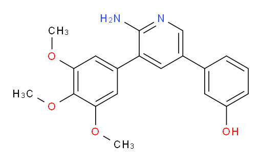 3-[6-Amino-5-(3,4,5-trimethoxyphenyl)-3-pyridinyl]phenol (ACI)