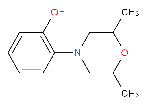2-(2,6-Dimethyl-4-morpholinyl)phenol (ACI)