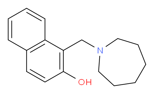 1-[(Hexahydro-1H-azepin-1-yl)methyl]-2-naphthalenol (ACI)