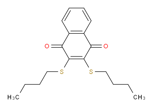 2,3-Bis(butylthio)-1,4-naphthalenedione (ACI)