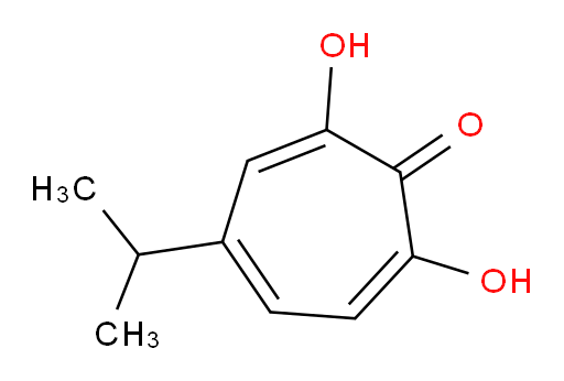 2,7-Dihydroxy-4-(1-methylethyl)-2,4,6-cycloheptatrien-1-one (ACI)