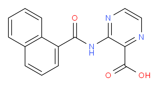3-[(1-Naphthalenylcarbonyl)amino]-2-pyrazinecarboxylic acid (ACI)